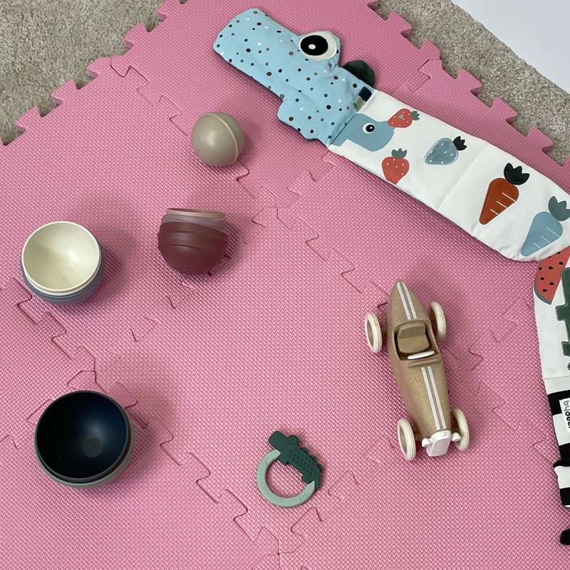 Kid'oh Skumleksaksgolv (9 bitar) - Rosa