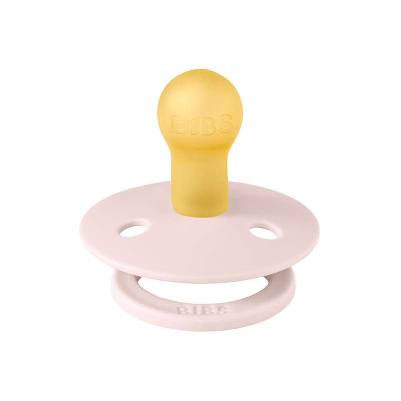 Bibs Rund Colour Napp - strl. 1 - naturgummi - Studio - Bumblebee - Petal