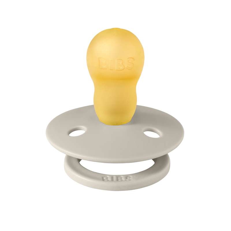Bibs Rund Colour Napp - strl. 3 - naturgummi - Sand