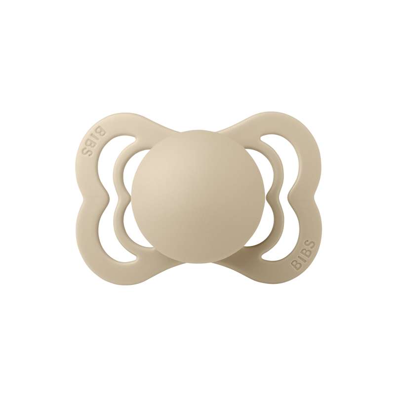 Bibs Supreme Napp - strl. 1 - Silikon - Vanilj