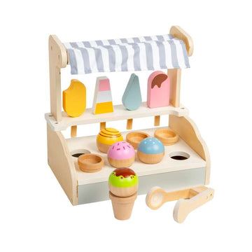 Kid'oh Isbutik med tillbehör i trä