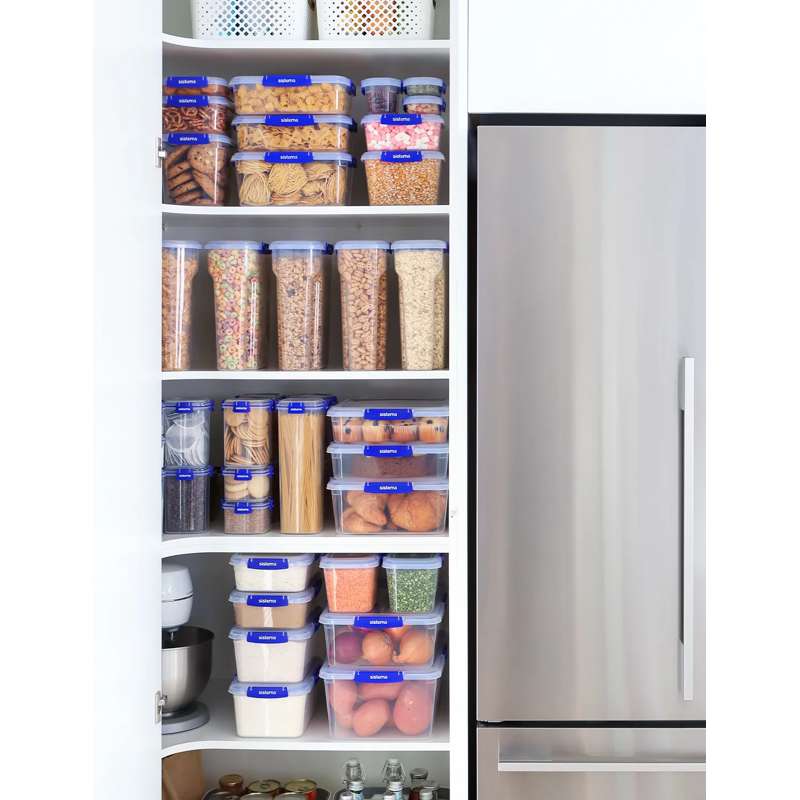 Sistema Matförvaring - Klip It Plus - Essentials - 6-Pack - Blå