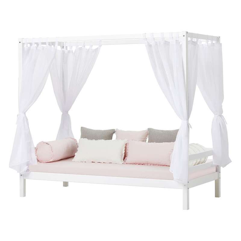 Hoppekids Kudde m. Volanger - WINTER WONDERLAND - Rosa