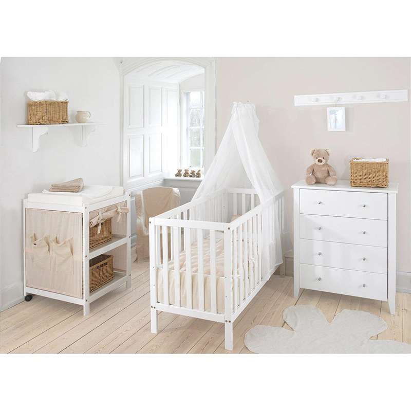 Hoppekids Sängskydd - 60x120 cm. - Sand