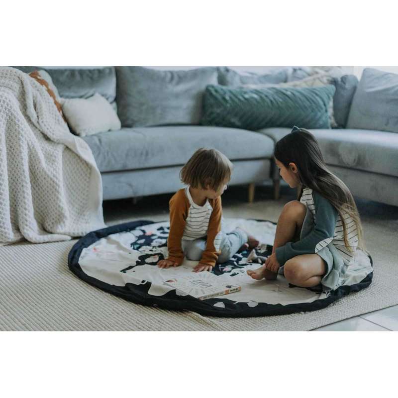 Play & Go 2-i-1 Förvaringsmatta/Lekmatta - Världskarta