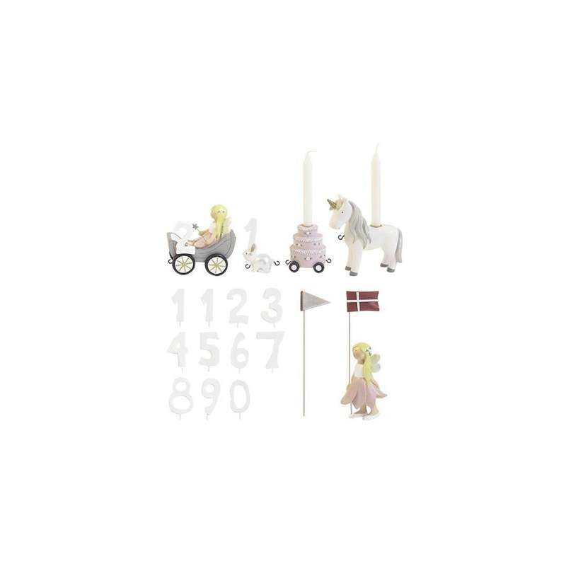 Kids by Friis Födelsedagståg blommor med 11 tal