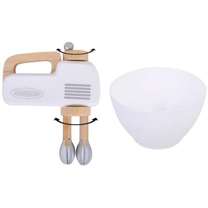 MaMaMeMo Kökstillbehör - Handmixer - Trä