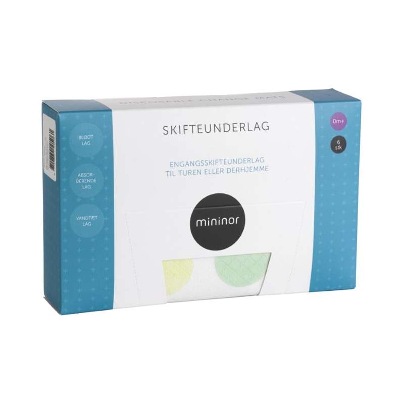 Mininor Engångspusselunderlag - 6 st.