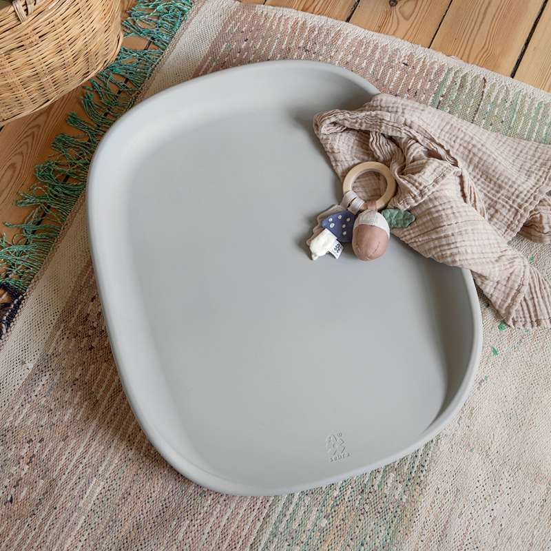 Sebra Amningskudde - PUR - Sten Grå