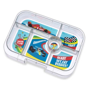 Yumbox Insatsbricka - Original Tray - 6 fack - Racingbilar