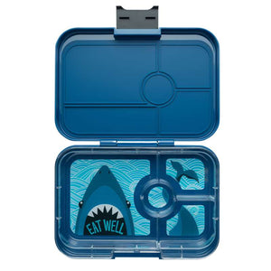 Yumbox Matlåda - Tapas XL - 4 rum - Monte Carlo Blue/Shark