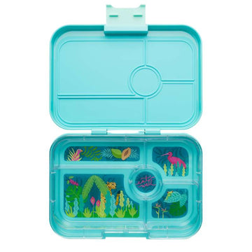 Yumbox Matlåda - Tapas XL - 5 rum - Antibes Blue/Jungle Pastel