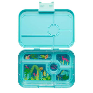 Yumbox Matlåda - Tapas XL - 5 rum - Antibes Blue/Jungle Pastel