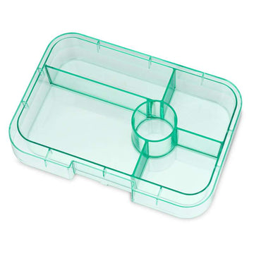 Yumbox Insatsbricka - Tapasbricka - 5 fack - Klar Aqua
