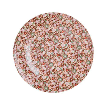 RICE Tallrik - Liten - Höstblommönster
