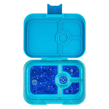 Yumbox Matlåda - Panino - 4 rum - Luna Aqua/Zodiac