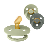 BIBS - Anatomisk Färg - 2-Pack - strl. 1 