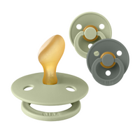 BIBS - Anatomisk Färg - 2-Pack - strl. 2 