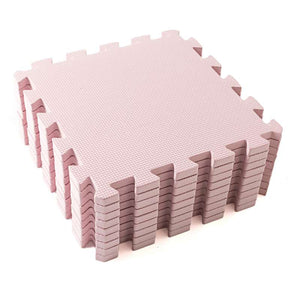 Kid'oh Skumleksaksgolv (9 bitar) - Dammet rosa 