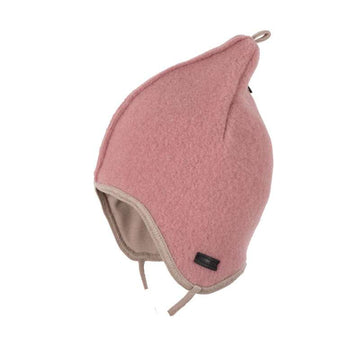 Pure Pure Fleece Wrap med huva - Shadow Rose