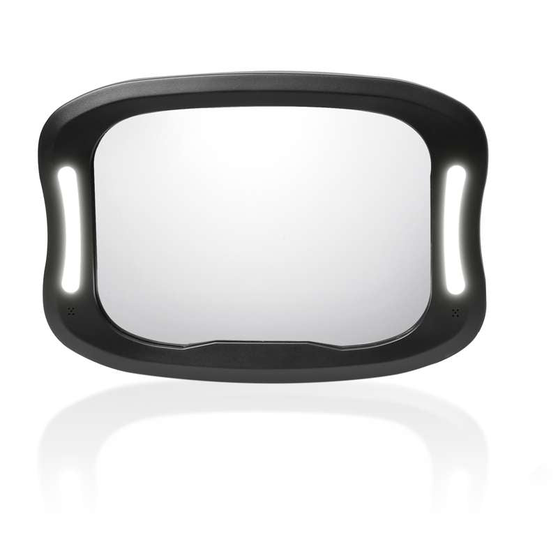Kid'oh Bilspegel / backspeglar med LED-ljus - svart 