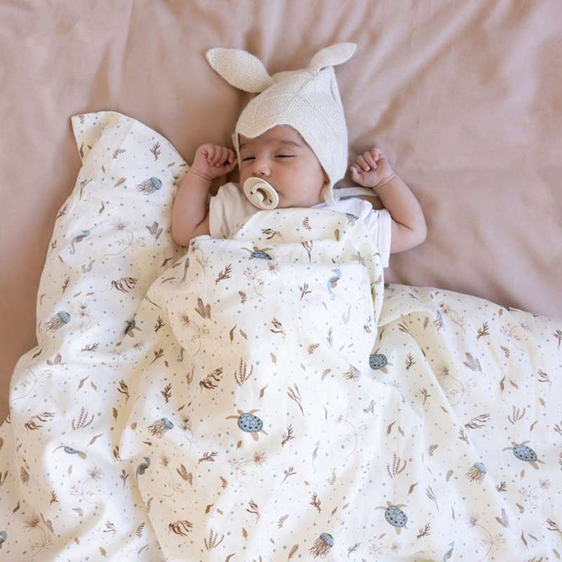 Cam Cam Copenhagen Sängkläder - Baby - GOTS - Havsäng 