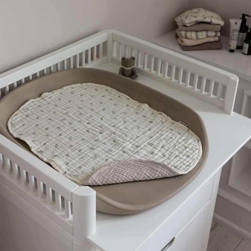 Sebra Pusselunderlag - 6-lager - 2 st. - Muslin - Sophora 