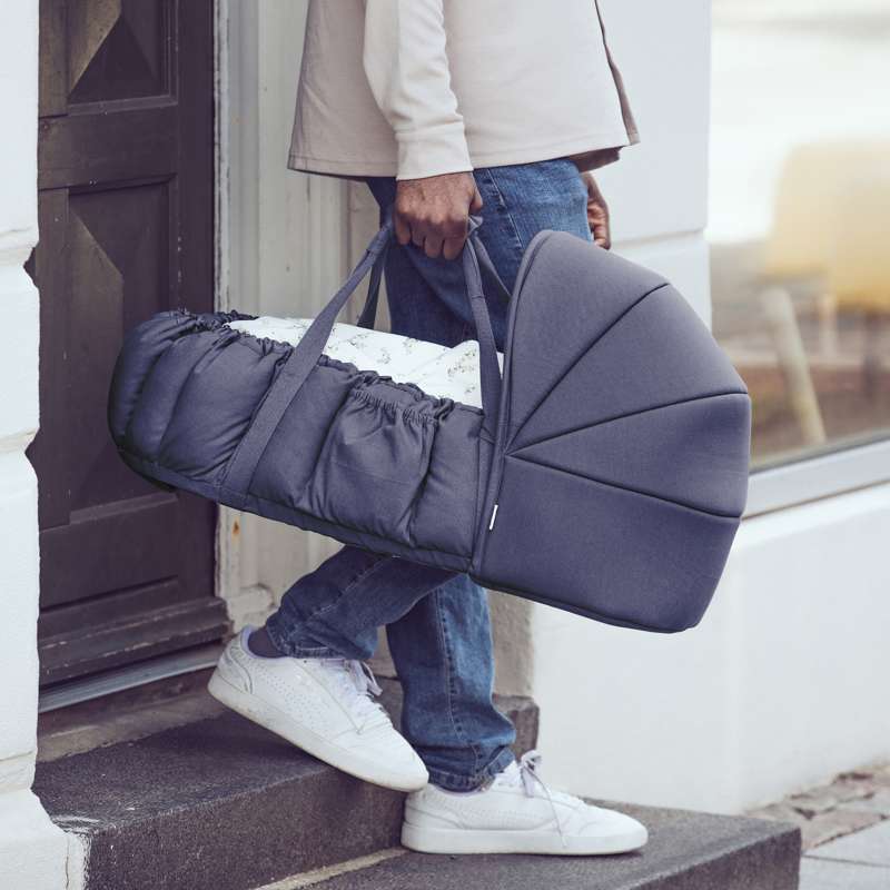 Sebra 3-i-1 Babynest - Blå 