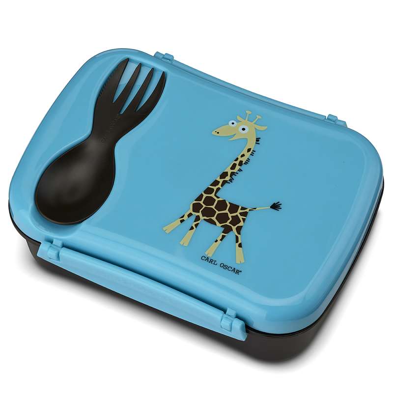 Carl Oscar Matlåda med kylelement - Giraff - Turkos 