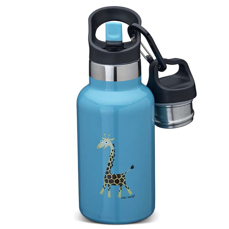 Carl Oscar TEMPflask Termosflaska - 0.35L - Giraff - Turkos 