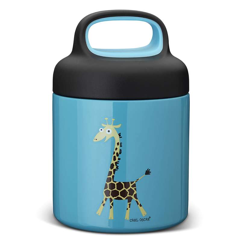 Carl Oscar LunchJar Termosbehållare - 0,3L - Giraff - Turkos 