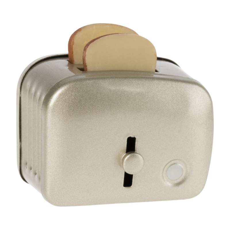 Maileg Brödrister m. Bröd - Miniatyr - Silver 