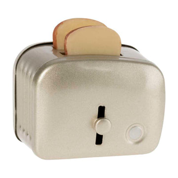 Maileg Brödrister m. Bröd - Miniatyr - Silver 