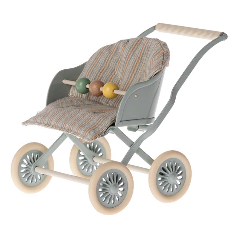 Maileg Barnvagn - Baby - Blå 