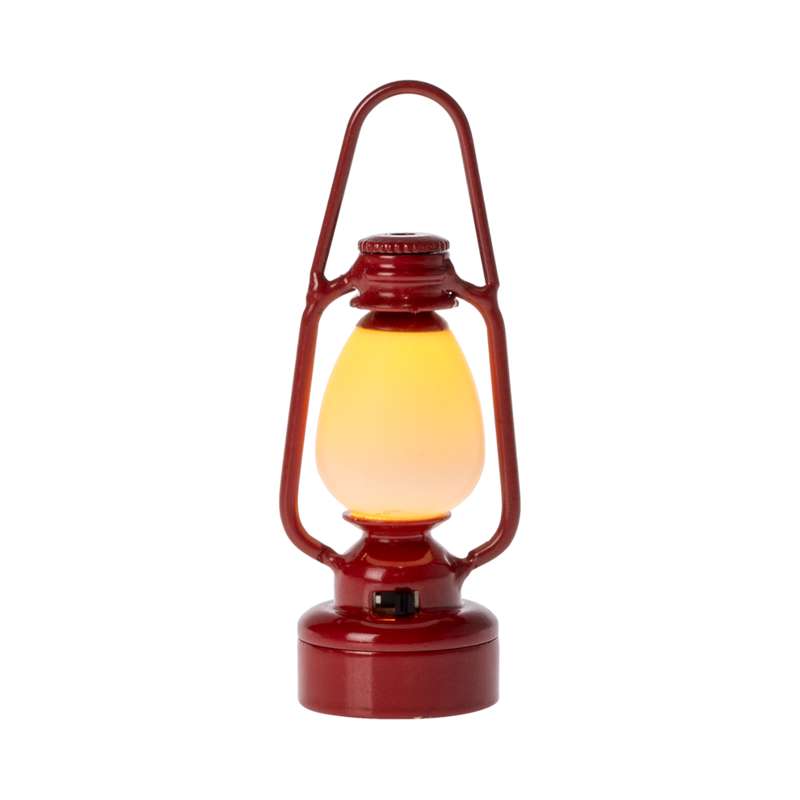 Maileg Vintage Lampa - Mus - Röd 