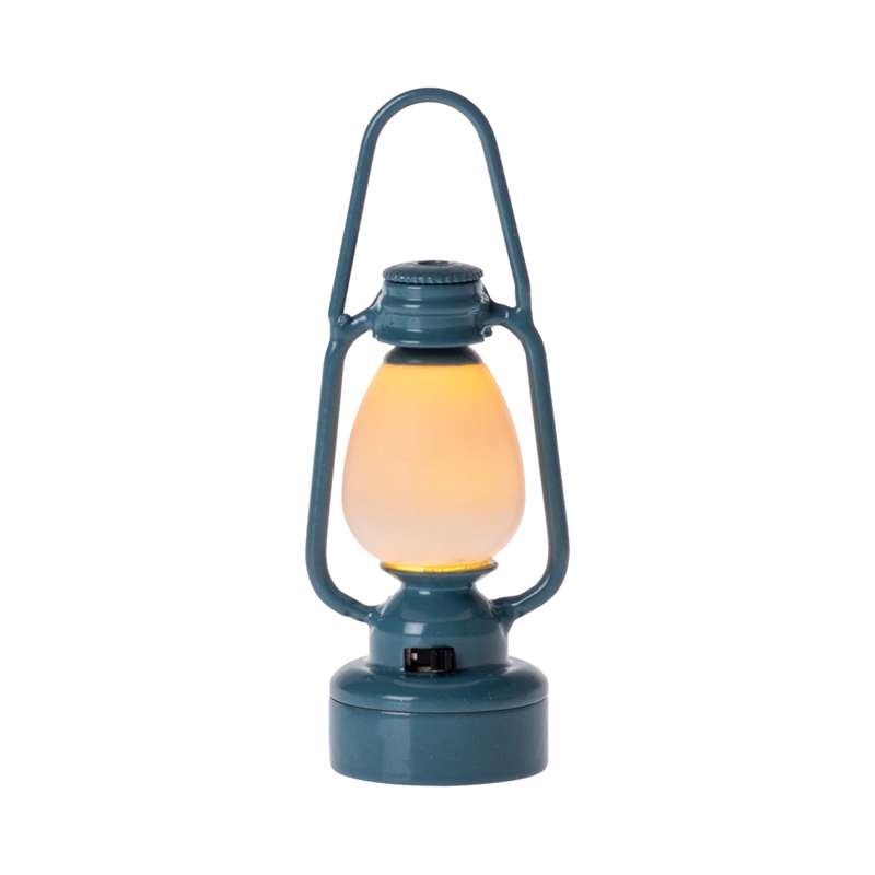 Maileg Vintage Lampa - Mus - Blå 