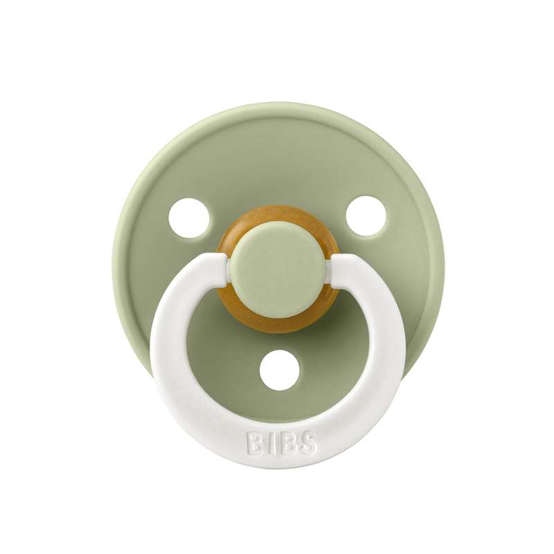Bibs Anatomisk Colour Napp - strl. 1 - naturgummi - GLOW - Salvia 