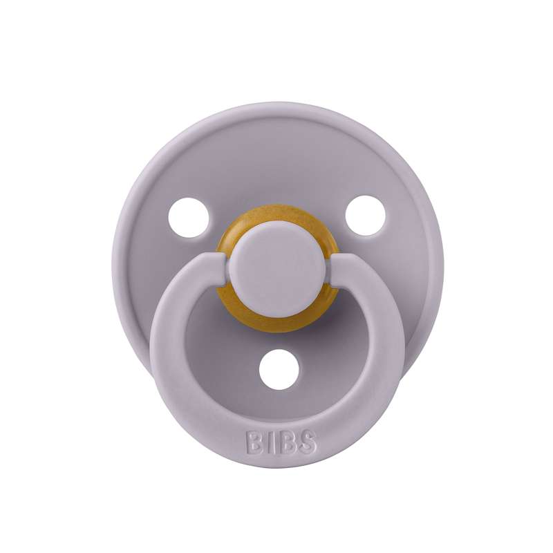 Bibs Anatomisk Colour Napp - strl. 1 - naturgummi - Fossilgrå 