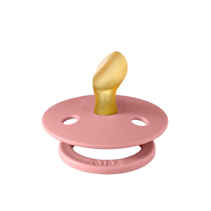 Bibs Anatomisk Colour Napp - strl. 1 - naturgummi - Dammig Rosa 
