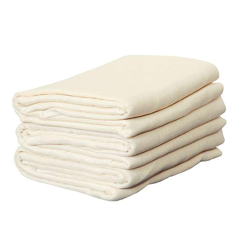 Disana Muslin Tygblöjor - 10 st. - 80x80cm. - Natur 