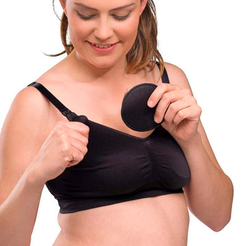 Carriwell New Mum Amningsinlägg tvättbara one size - svart 