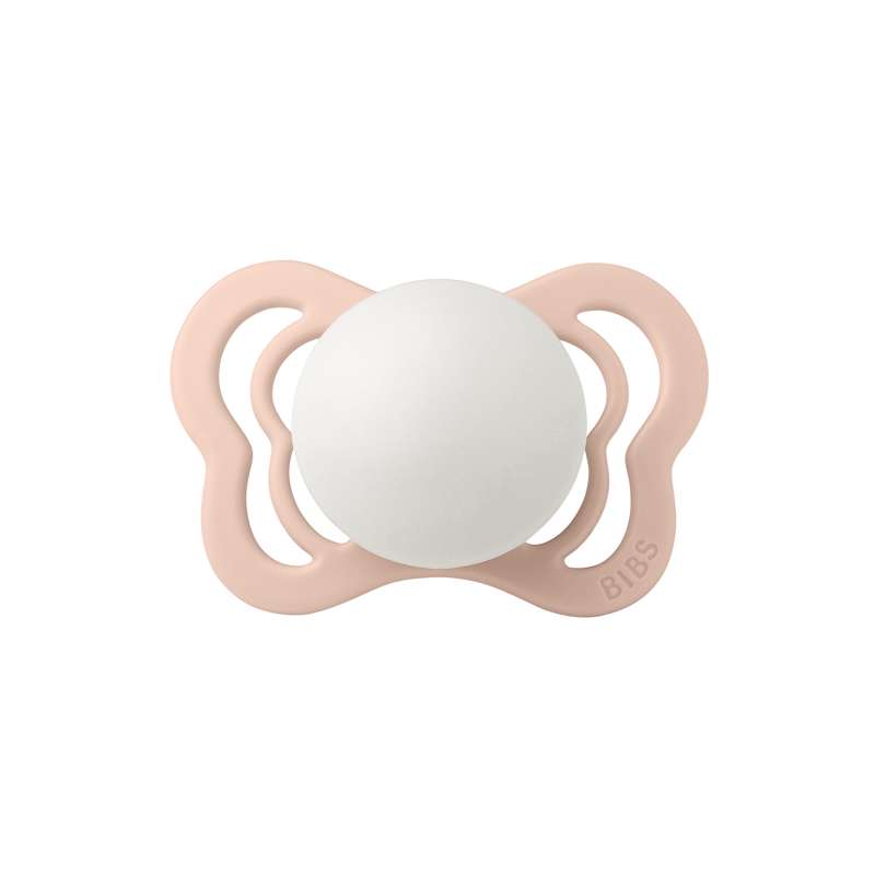 Bibs Couture Napp - strl. 1 - Silikon - GLOW - Blush 