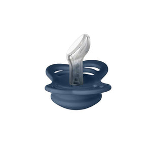 Bibs Couture Napp - strl. 1 - Silikon - Stålblå 