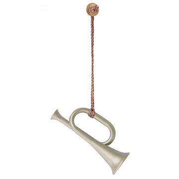 Maileg Julornament i Metall - Bambi - Grå - 9 Cm. 