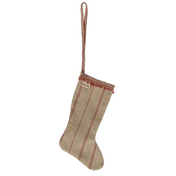 Maileg Julornament i Tyg - Strumpa - Röd 