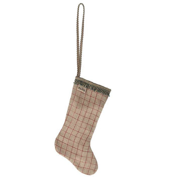 Maileg Julornament i Tyg - Strumpa - Grön 