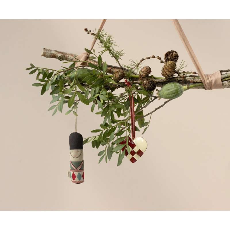 Maileg Julornament - Tyg - Garder - Blå 