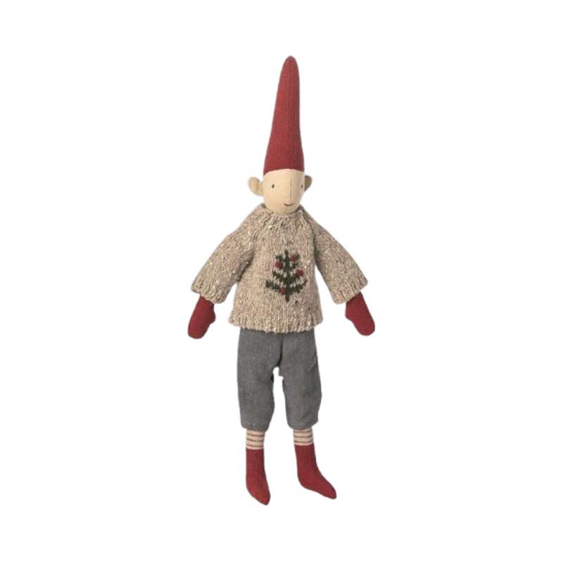 Maileg Nisse - strl. 2 - Pojke - Stickad Tröja 
