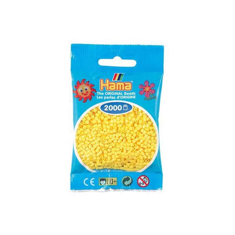 HAMA Mini Perler - 2000 st. - Gul (501-03) 