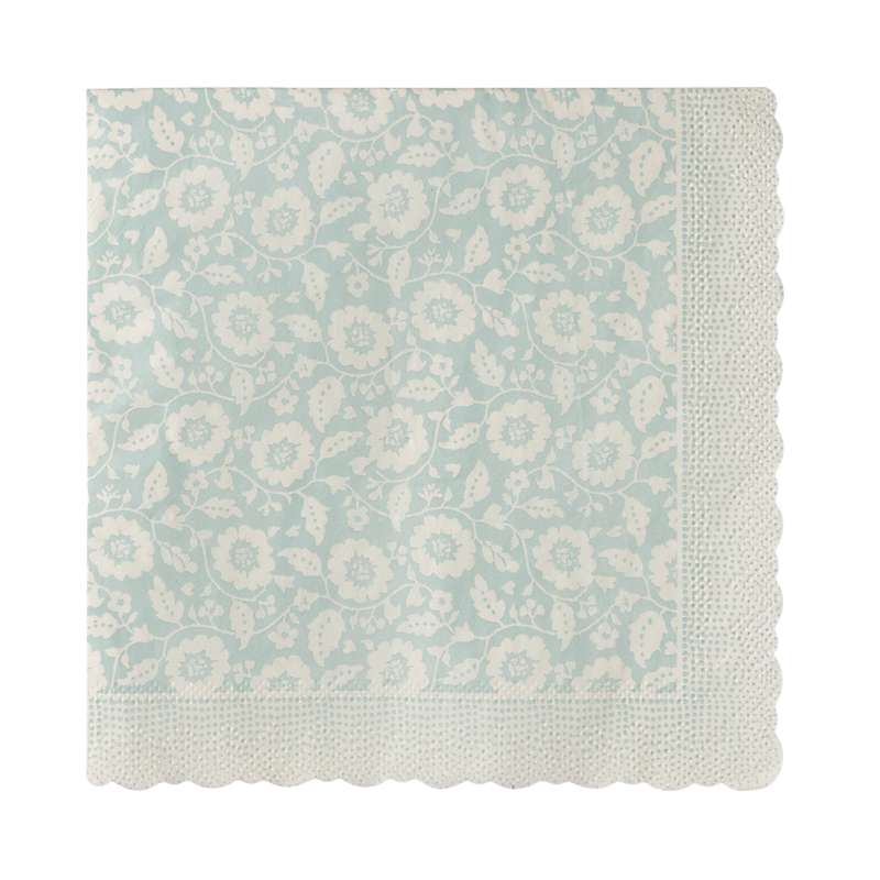 Maileg Servett - Blommor - Mint 